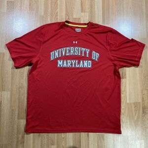 Under Armour Maryland Terrapins Shirt (Men’s Size L) • Heat Gear • Loose Fitting